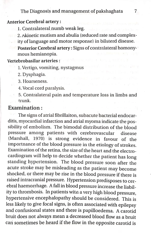 Ayurvedic Management of Stroke (Hemiplegia)